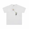 LO Yiwei – T-shirt manches courtes ample et décontracté, version haute, nouvelle Collection de marque Co, Mandela herbe brodée, 2024
