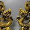 Decorative Figurines Brass Money Dragon Yuan Baolong Arts And Crafts Ornaments Home Living Room Furnishings