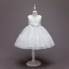 Dolce rosa vino bianco gioiello Abiti da compleanno/festa per ragazze Abiti da spettacolo per ragazze Abiti da cerimonia per ragazze Gonne per tutti i giorni Abbigliamento per bambini SZ 2-10 D401102