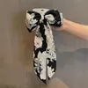 Nuevas pinzas para el cabello con estampado Floral para mujer, horquillas con Lazo de cinta de seda, horquillas con lazo para mujer y niña, accesorios para el cabello de boda para fiesta