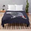 Dekens African Grey Parrot Throw Deken Extra Large Fluffy