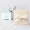 Gift Wrap 10pcs Square Handmade Soap Folding Packing Boxes For Wedding Birthday Baby Shower Christmas Party Candy (with Ribbon)