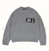 Herentruien Heren Dames Cb Sweatshirts Losse trui Vintage gebreide jacquard Cole Droplevering Kleding Kleding Dhrfq
