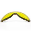 Des lunettes d'origine jaune ornée de verres magnétiques pour ski GOG2181 ANTIFOG UV400 SKI SNOYS Snow Ggggles Night Ski (Only Lens)