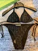 Dreieck Badebekleidung Designerin Frau sexy Bikin Set MAillot de Bain Badeanzug 2 Stück Schwimmanzüge Damen Beach Wear Kleidung Luxus Schwimmabdeckung Beachwege Größe S-XL