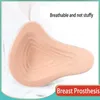 Breast Pad Light Silicone False Breast Fake False Breast Prosthesis Super Soft Silicone Gel Pad stöder konstgjord spiral för kvinnor 240330