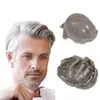 Kit di estensione dei capelli Toupet Attaccatura dei capelli super naturale Umani Toupee da uomo Stile 10X8 pollici Pelle sottile Posticci Sistemi di sostituzione Uomo Dro Dhlwy