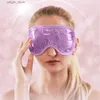 Maschere per sonno nuovo gel maschera per occhio riutilizzabile per terapia calda fredda che calma utensile rilassante di bellezza del cerchio oscuro per sonno di bellezza eyepatch y240402