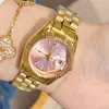 Luxus-Damenuhren Top-Marke 26 mm Gold-Designer-Damenuhr mit automatischem Datumswerk, hochwertige Armbanduhren mit Edelstahlarmband für Damen, Weihnachts- und Geburtstagsgeschenk