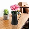 Vasi di latta di stagno Flowet Pot Milk Vase Table Disposizione bouquet Decorazioni centrotavola in ferro rustico