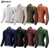 Darevie Jersey de ciclismo de manga longa Summer pro aero slim fit mangas homens homens homens respiráveis maillot 240318