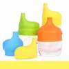 Couvercle de tasse en Silicone en forme d'éléphant, ventouse d'entraînement pour enfants, bouteille de boisson, bouchon anti-déversement, buse de bouteille d'eau douce, couvercle buccal