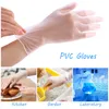 청소 장갑 PVC 식품 가정 일회용 가정 정원 탄성 장갑 터치 SN 예방 INICIO GUANTES 드롭 배달 하우스 키핑 조직 DHOGM