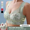 Yoga Outfit Women Seamless Lace Lingerie Bra Sexy Push Up Fixed Cup Top Anti-Glare Wireless Ladies Tube Underwear Large Size