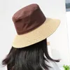 Geniş Memul Şapkalar Kadın Şapkası Modası Balıkçı'nın Yaz Seyahat Güneş Koruyucu Kapak Yüzü Güneş Plajı Kadınlar Büyük Tasarımcı Saman