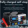 Auto Andere Autoelektronik 12V24V 220W Batterieladegerät Fly Matic Hochfrequenz Intelligente PSE-Reparatur LCD-Display Drop Lieferung Autom Dhpue