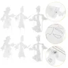 6 Pcs Casual Shadow Play Toy Child Puppets for Adults Fairytale M Paper DIY Material Puppetry 240314