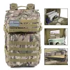 Tassen 45L Tactische Herenrugzak Militair Camouflage Molle Rugzak Klimmen Fietsen Wandelen Sport Multifunctioneel Leger 3P Knapzak