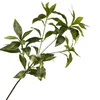 Dekoracyjne kwiaty symulowane rośliny Low Konserwacja Realistyczna gałęzie sztucznej drzewa z nie-wrośnymi zielonymi liśćmi ślub