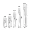 Storage Bottles 5pcs Empty 2/3/5/7/10ml Clear Mini Spray Glass Perfume Atomizer Travel Sample Container Refillable Vials