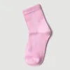 Stickad 100% kashmirstrumpor Solid Color Mens and Womens Elastic Wool Socks Warm and Thicked in Winter Casual Business S240401