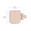 Mugs Nordic Ceramics Mug Creative Handle 300ml Coffee Cup Water Milk Tea Beer Drink Kitchen Drinkware Teaware