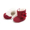 Boots Lovely Flower Baby Warm Winter Infant Girl Shoes Non-slip Snow Soft Thick Cotton Booties Toddler Girls