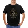 Tanques masculinos tampos de dados esotéricos d20 dos místicos t-shirt suor gráficos roupas de verão