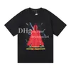 Designer homens topos verão tshirt marca t carta impressa manga curta oversize algodão tanques solto casual streetwear para adolescente