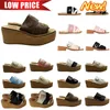 Designer marca mulheres chinelos sandálias moda sala sapatos casuais sapatos de sola grossa verão estilo luxuoso mais slides design feminino 35-42 ao ar livre