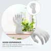 Platos decorativos simulación modelo de mano soporte de exhibición tienda del hogar soporte de joyería escaparate de plástico