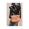 Designer Fashion Big Bag AS4668 Underarm Hoho Hippie Bag Leather Messenger Bag Motorcykelväska21.5*30*7cm