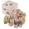 Blocs 27 pièces amusant lettre de numéro Cube jouet enfants enfants blocs de construction de développement 240401
