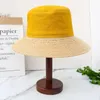 Chapeaux à large bord Chapeau de femme Mode Pêcheur Été Voyage Couverture solaire Visage Sun Beach Femmes Grand Designer Paille