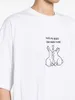T-Shirt noir et blanc pour hommes et femmes, en coton, Vintage, imprimé, 2024