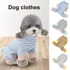 Vestuário de cachorro traje durável para animais de estimação textura macia gatos aconchegantes pijamas anti-fade Pets Rodper Roush