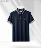 Mannen Polo's 2024 Diku Shirt Zijde Mannen Zomer Korte Mouw Ademend Dunne Borduren Kwaliteit Big Size M-3XL