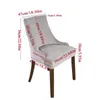 椅子は固形色の洗えるダイニングカバーベルベットエラスティックウィングバックハイバックスロッピングアームチェアスリップカバーのためのスリップカバー