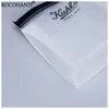 100x Custom Biodegradable Eva Plastic Stand Up Zip lock Bag Cosmetic Pouch Matte Clear Zipper Bag For Makeup Gift Packaging 240327