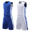 Uniformes de doble cara Camisetas de baloncesto reversibles Conjunto Ropa deportiva Niños Camisas personalizadas con pantalones cortos Hombres 240325