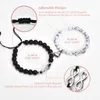 Chaîne Vnox Infinity Couple Bracelets pour Femmes Hommes 2pcs / Set Bracelets à Breloques Coeur Assortis Cadeau de Saint Valentin pour Lui Son Q240401