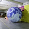 Lune gonflable de planète gonflable de prix usine de lumière LED gonflables de publicité géante pour la décoration extérieure