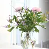 Vasi a spirale Ikebana con stelo, robusta composizione floreale trasparente, accessorio di arte floreale fai da te per la decorazione domestica di matrimoni