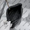 Hoge kwaliteit luxe handtas schoudertas ontwerper naad lederen dames metalen ketting zwarte clamshell messenger kettingtassen