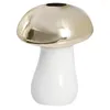 花瓶クリエイティブ花瓶テーブルセラミックドライフラワーモダンマッシュルームスタイルの容器プランターポット