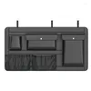 Bilarrangör Hög kapacitet Justerbar lagringsbox Backseat 5 Bag Trunk Multi-Use Pu tillbaka med