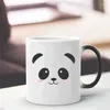 Tassen Kreative Cartoon Niedlichen Panda Farbwechsel Kaffeetasse Tasse Magische Keramiktassen Tee Milch Trinkgeschirr