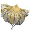 Figurines décoratives Fans Chapeau Mode Bambou À Main Pliant Casquette De Voyage Printemps Été Pare-Soleil Plage Crème Solaire Ventilateur Tissu Floral