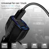 Caricabatteria da auto USB 3 in 1 Ricarica rapida tipo C QC 3.0 Adattatore caricabatterie USBC PD veloce per iPhone 15 14 13 12 Pro Max Samsung S23 S22 S21 Nota 10 Smart Phone