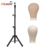 Stands Professional Wig Stand Wig Head for Styling Pruiken Verstelbare metalen statief Wig Holer Good Kwaliteit CANVAS HOOFD